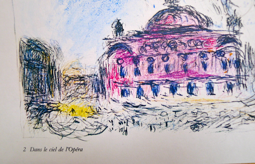 Marc Chagall, offset lithografie uit " derrière le miroir ",1981  kopen? Bied vanaf 50!