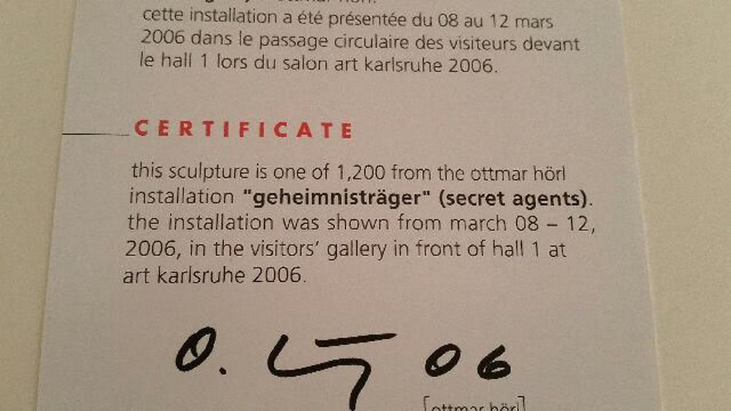 Ottmar Horl, Gnome, met Certificaat kopen? Bied vanaf 85!