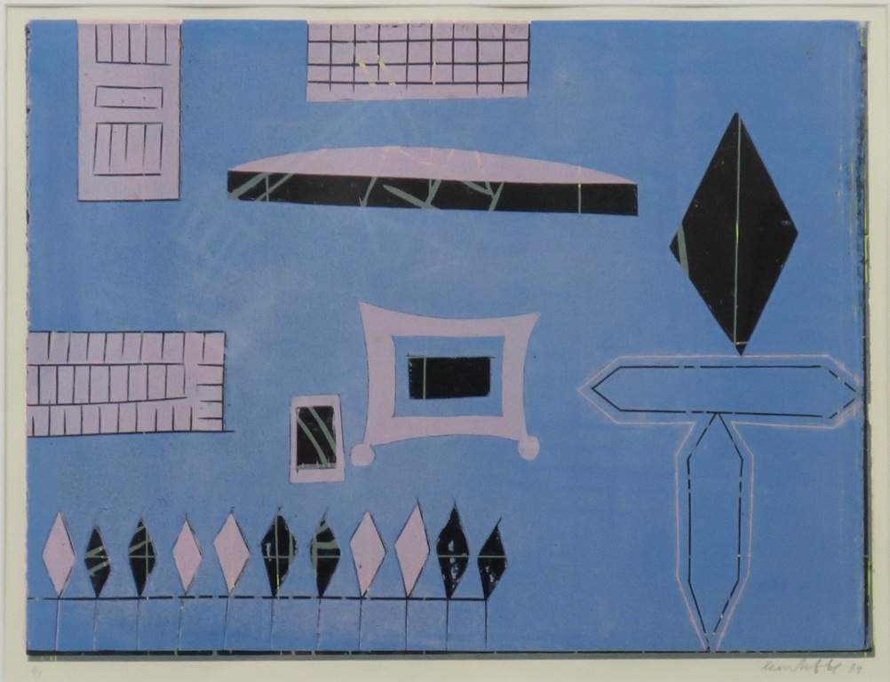 Leon Tebbe: Lino (unicum), Zonder titel - Ingelijst  kopen? Bied vanaf 1!