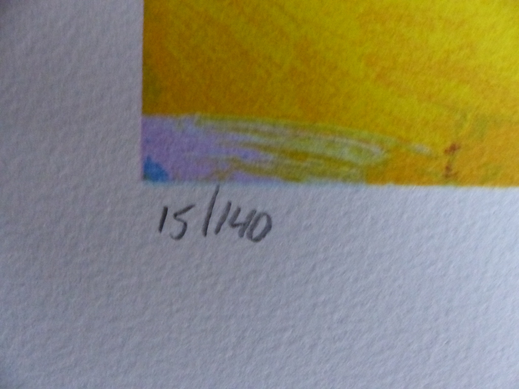 Popma, Jentsje,Zeefdruk op papier,titel zomer,Handgesigneerd kopen? Bied vanaf 75!