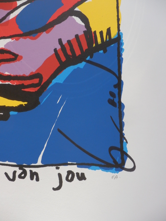 HERMAN BROOD, Gelimiteerde en HANDGESIGNEERDE Zeefdruk  K,OOK VAN JOU kopen? Bied vanaf 1!