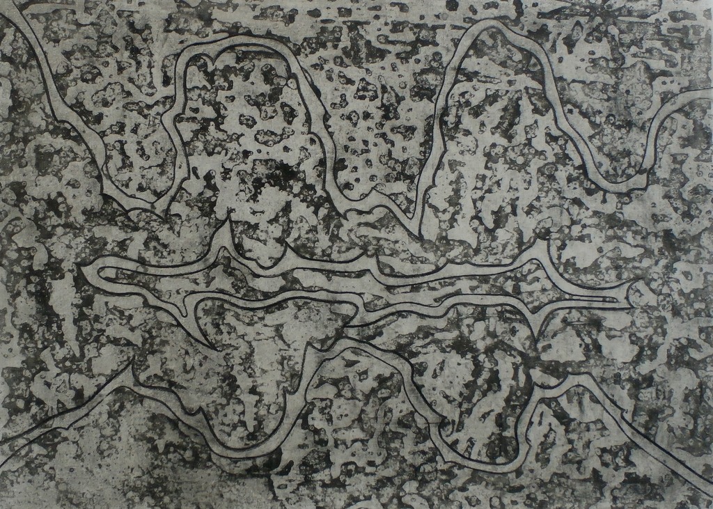 Wout van Heusden - ets - 1979 verkocht voor € 35!