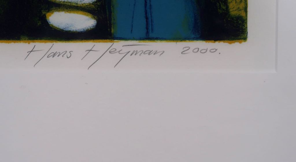 Hans Heijman: Ets, Zonder titel - Ingelijst kopen? Bied vanaf 20!