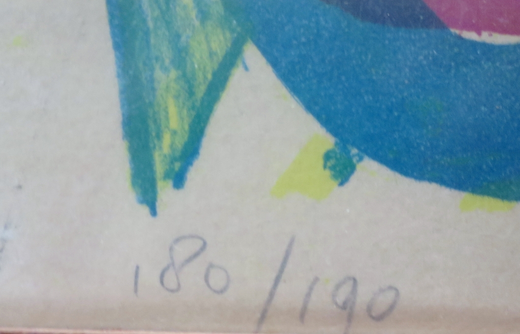 Jacqueline de Jong (1939) - litho prent 190 - 1967 kopen? Bied vanaf 30!