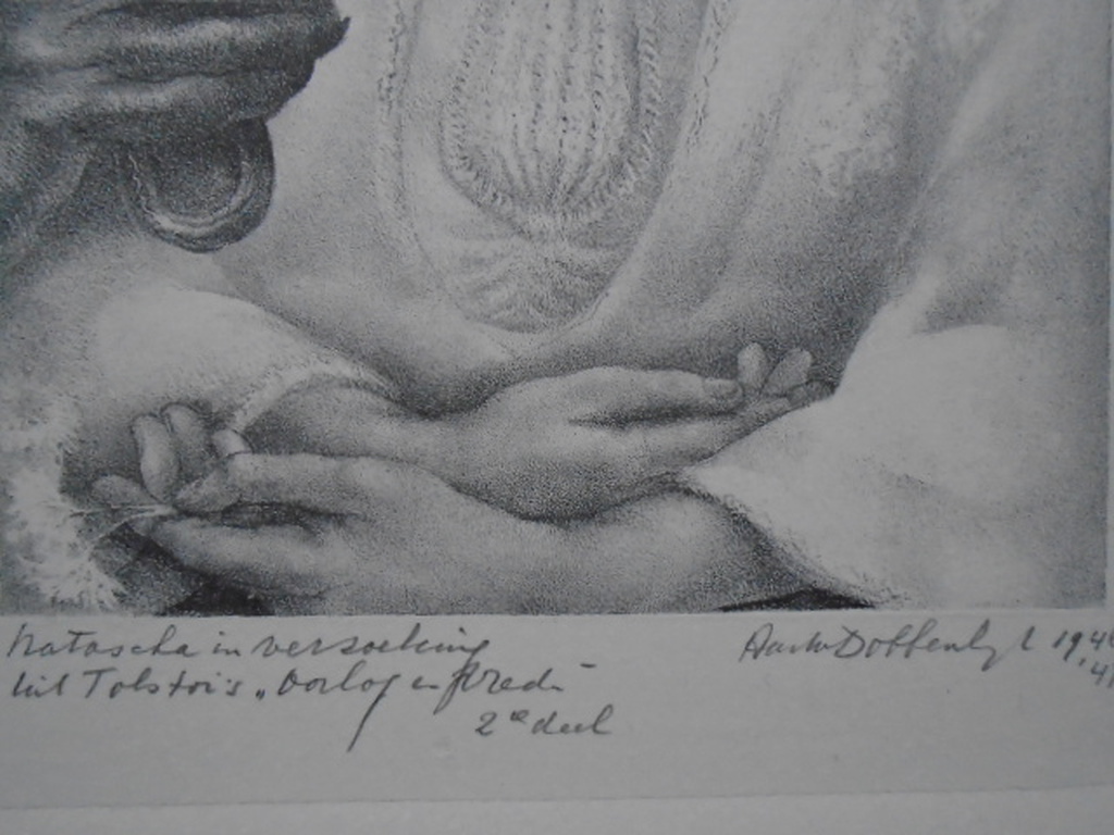 Aart van Dobbenburgh - litho - Natascha in verzoeking kopen? Bied vanaf 40!