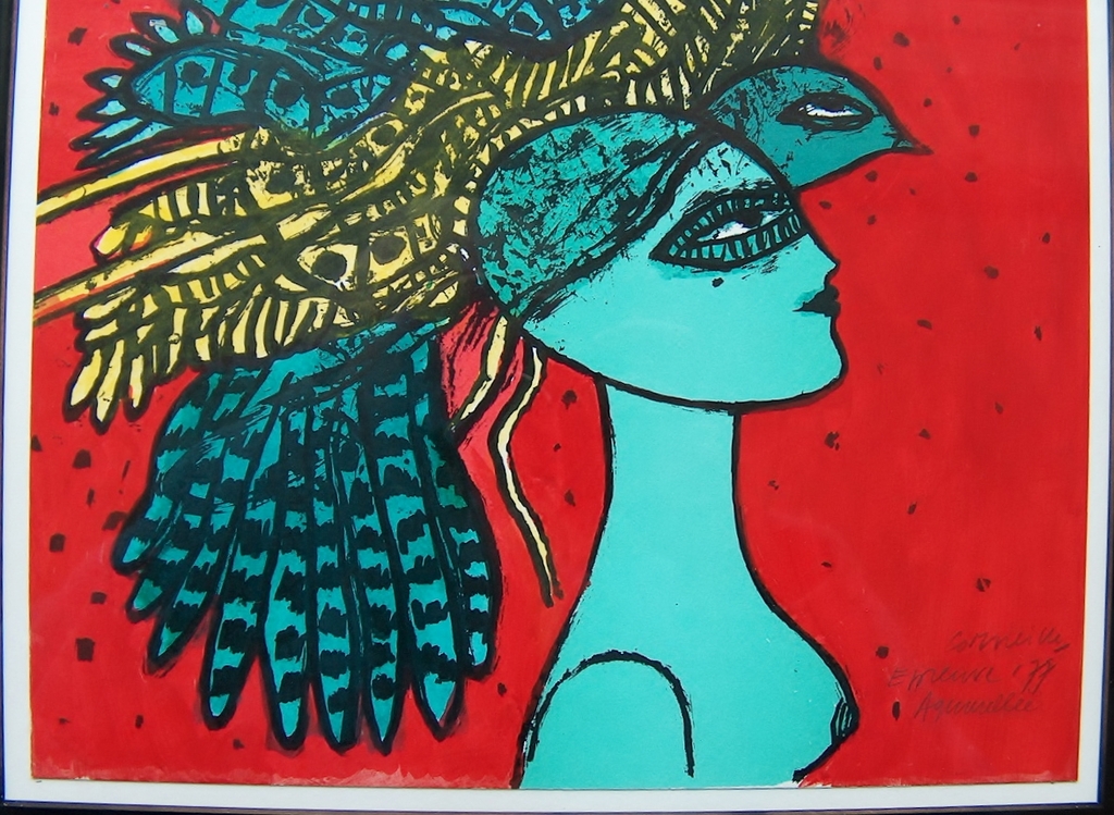 Corneille, ingekleurde litho, Ã©preuve aquarellÃ©e, 1977  kopen? Bied vanaf 1200!