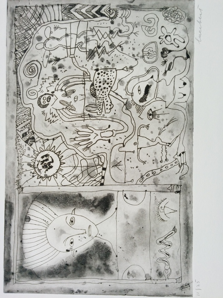 Ets uit 1979, groot formaat, handgesigneerd nummer 11/25, zeer zeldzaam, CobrA kopen? Bied vanaf 350!