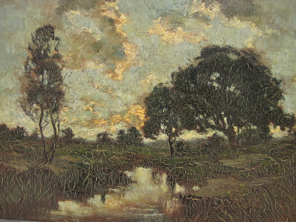 Theo Goedvriend 1901-1985 olieverf  verkocht voor € 46!