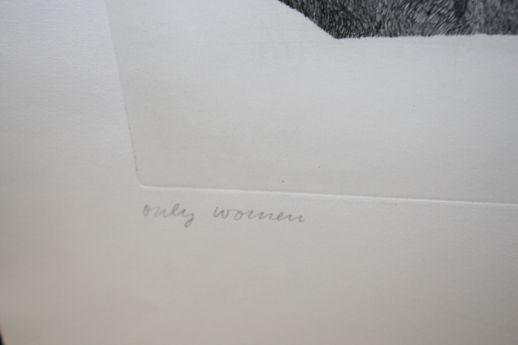 ONLY WOMAN - LITHO 1973  - GESIGNEERD ZUN  CHINA kopen? Bied vanaf 1!