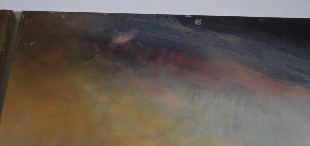 Jos Looise: Drieluik Acryl op doek, Imaginaire schilder (Zeer groot!) kopen? Bied vanaf 200!