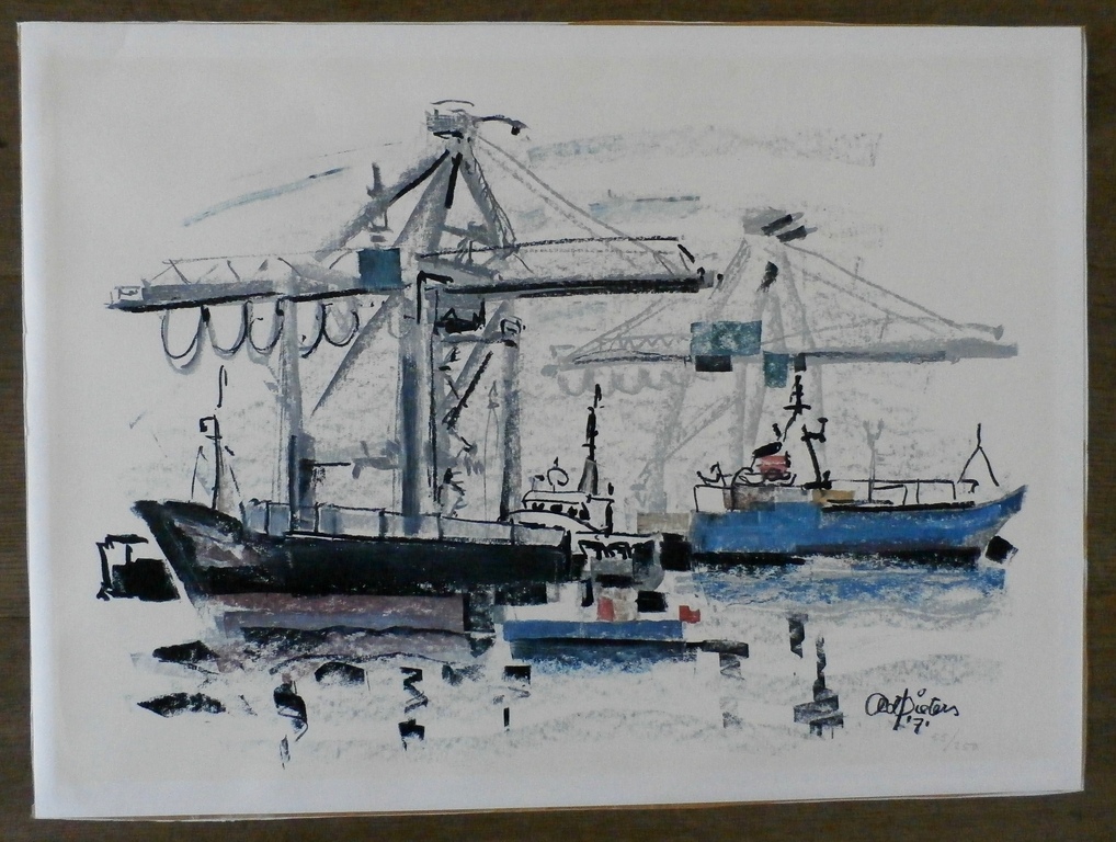 Laatste keer: Ad Pieters - litho: haven - 1971 kopen? Bied vanaf 45!