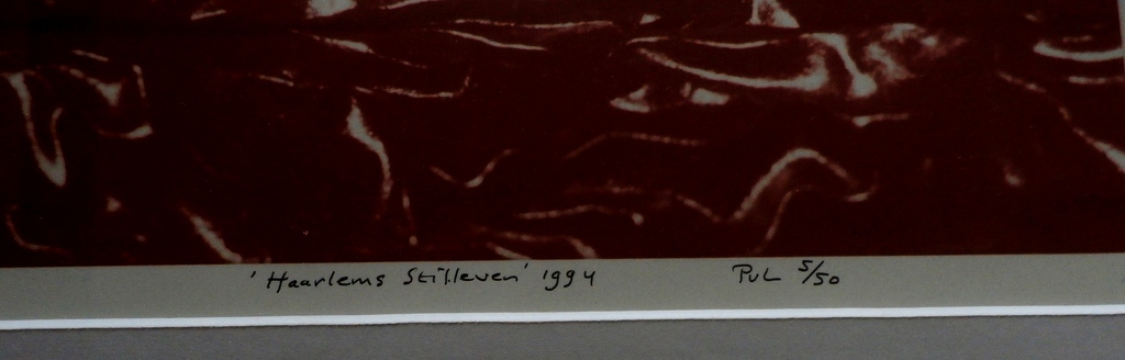 Piet van Leeuwen - ingelijste foto: Haarlems stilleven - 1994 kopen? Bied vanaf 100!