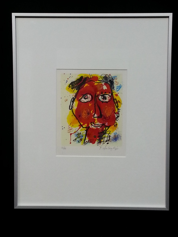 Kees Salentijn, zeefdruk op papier in aluminium lijst. kopen? Bied vanaf 30!