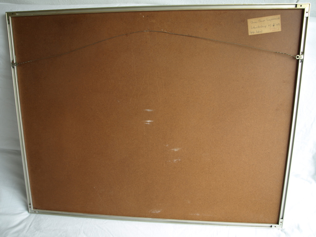 Anne-Claire Vogtschmidt : Gemengde techniek – Landschap nr 6 - ingelijst - 1983  kopen? Bied vanaf 100!