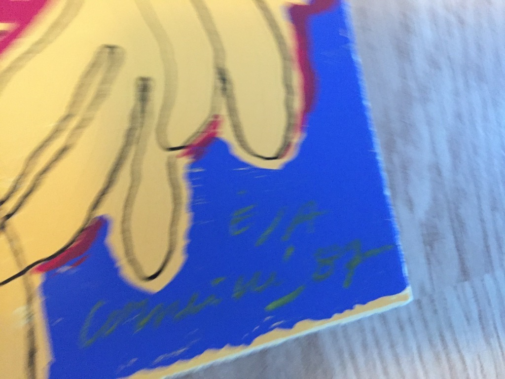 Corneille, originele E/A zeefdruk/Litho  1987 CoBrA  kopen? Bied vanaf 20!