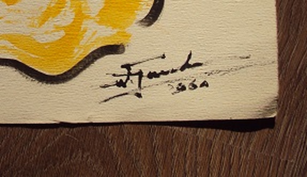 Wim Jurcka, Gouache, Vrouwenportret  kopen? Bied vanaf 10!