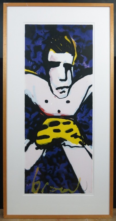 Herman Brood: Zeefdruk, Tarzan -Ingelijst kopen? Bied vanaf 399!