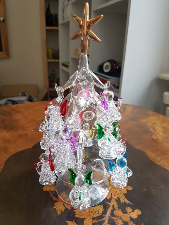 Boom met veelkleurige glazen angels-Venezia isola di Murano kopen? Bied vanaf 1!