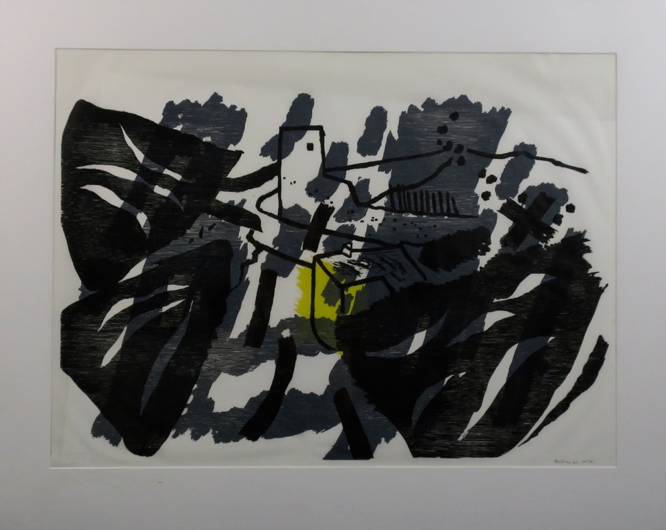 Jef Diederen: Houtsnede, Het lot van murs - Ingelijst kopen? Bied vanaf 40!