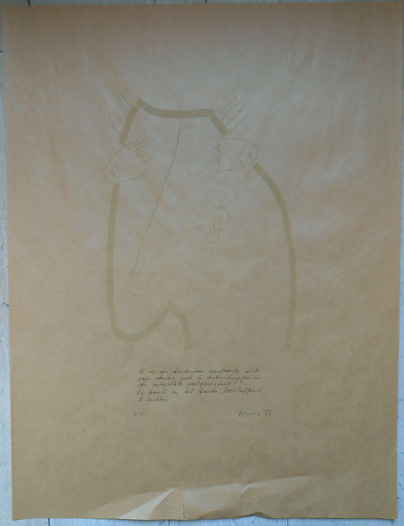 Pavel Husa, 1973. Zeefdruk ímaginair portret. ( Laatste x aangeboden). kopen? Bied vanaf 1!