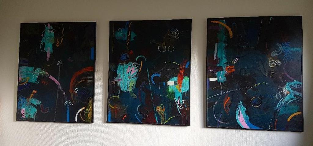 Frans van Straalen, Drieluik, olieverf kopen? Bied vanaf 250!