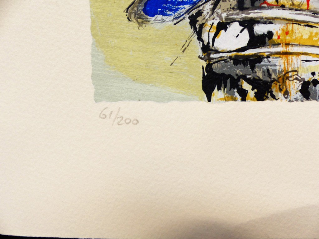 Vanhorck ,Zeefdruk op papier,Handgesigneerd kopen? Bied vanaf 15!