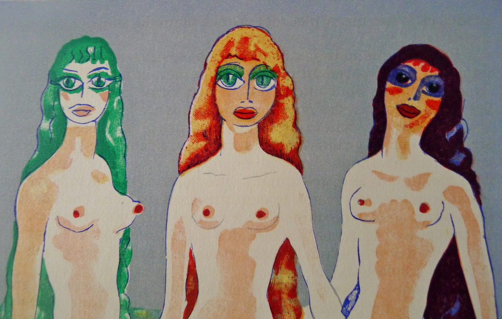 Kees van Dongen , een houtgravure  naar aquarel uit 1001 nacht, 1955 . kopen? Bied vanaf 10!
