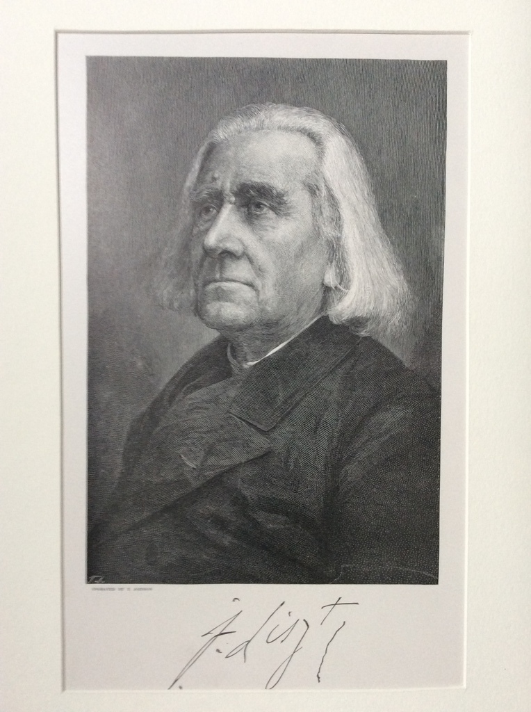 T.Johnson - Franz Liszt - gravure kopen? Bied vanaf 1!