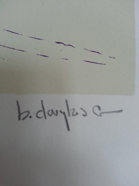 Douglas, zeefdruk op papier,  kopen? Bied vanaf 25!