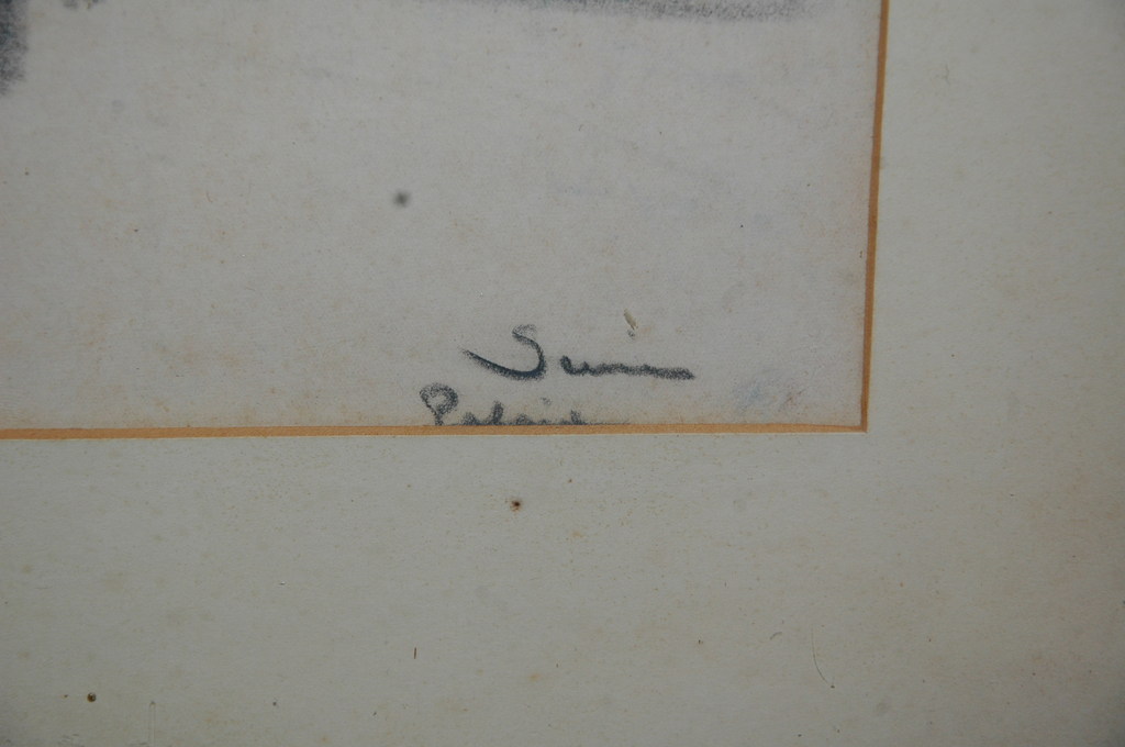 Théodoor Piet Haanebrink, Houtskool tekening, Brug Paleis de Justitie Parijs 1932 kopen? Bied vanaf 45!