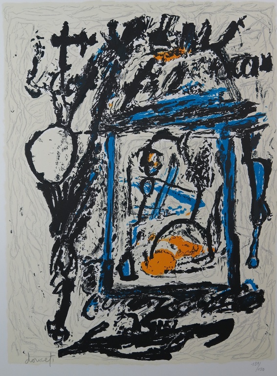 Jacques Doucet: Litho, Croisee familiale 2 verkocht voor € 100!