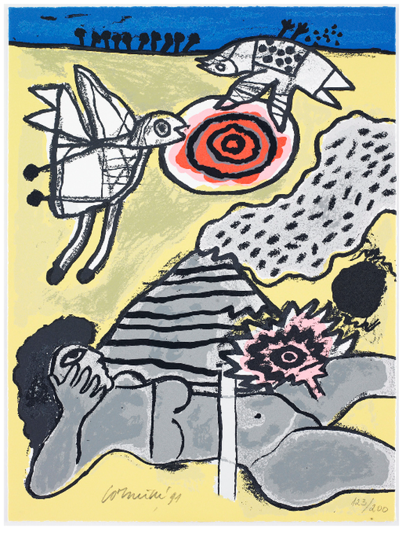 Corneille: Luxe-editie Portfolio 3x Zeefdruk + boek, Terre habitee kopen? Bied vanaf 250!