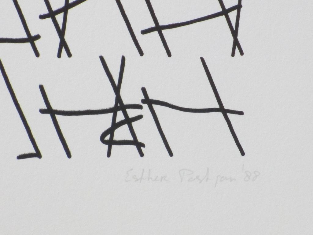Esther Post, Abstracte beweging, Zeefdruk kopen? Bied vanaf 40!