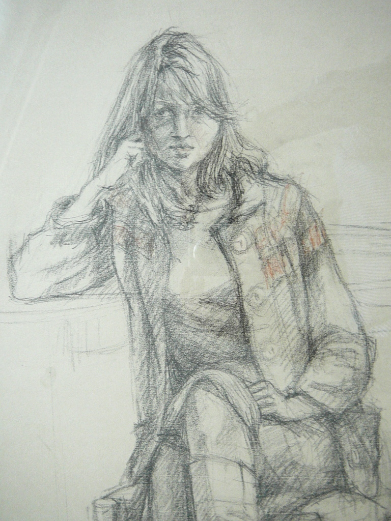 Riky Schellart van Deursen, potloodtekening,  kopen? Bied vanaf 75!