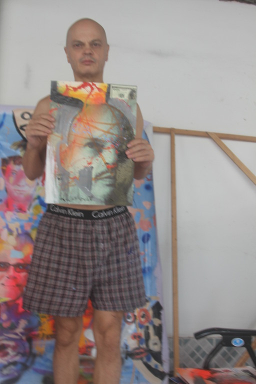 Peter Klashorst , gem. Techniek op papier, Titel: Klashorst’s Dark Side  kopen? Bied vanaf 1!