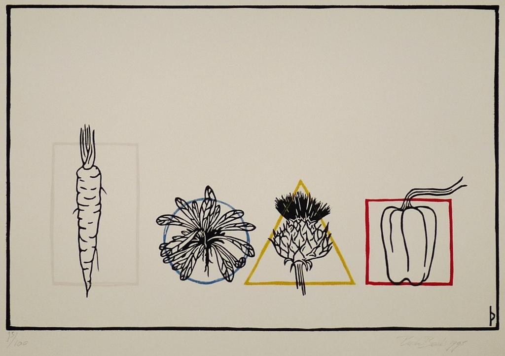 Pieter Becks: Houtsnede, Zonder Titel, Gesigneerd, 1995 kopen? Bied vanaf 39!