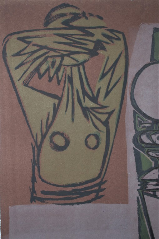 Wally Elenbaas 1955 - litho oplage 9 ex. kopen? Bied vanaf 65!