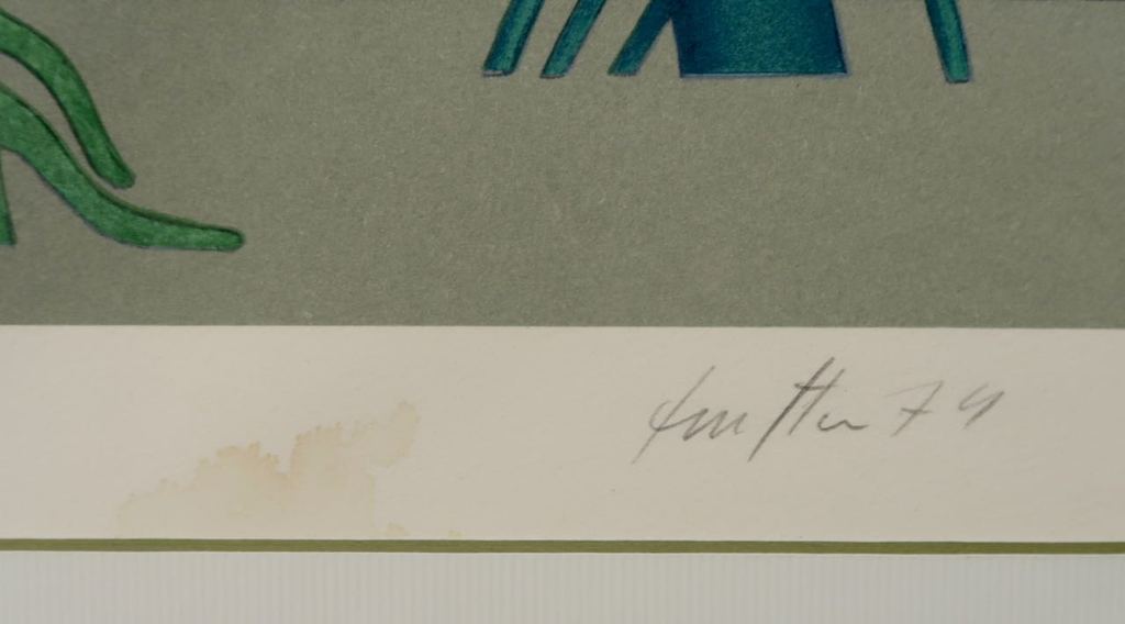 Wolfgang Hutter: Zeefdruk, Zonder titel kopen? Bied vanaf 1!