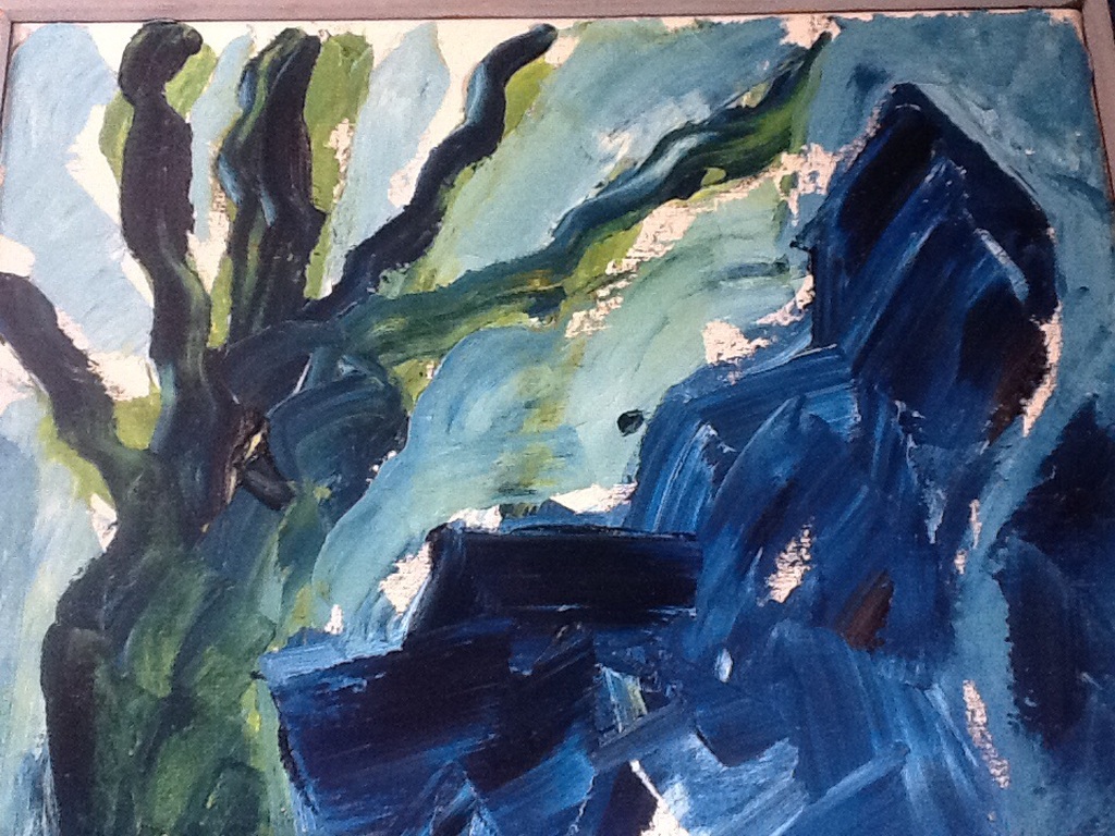 Jan Sierhuis, olieverf op doek, Nachtdier kopen? Bied vanaf 250!