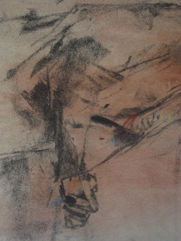 "Haarlemse Vijftiger" Poppe Damave 1921-1988 pastel/aquarel "damesportret" 1950 kopen? Bied vanaf 1!