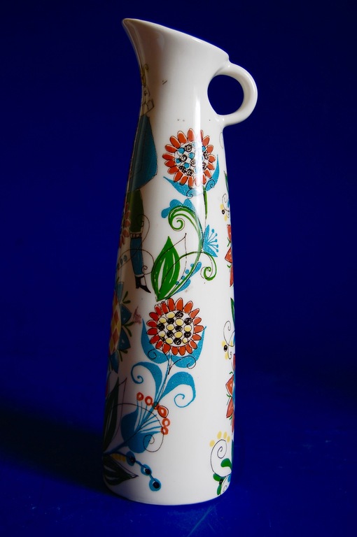 Figgjo Flint Saga Design Noorwegen vasen met polychroom floraal decor - 1950's kopen? Bied vanaf 1!