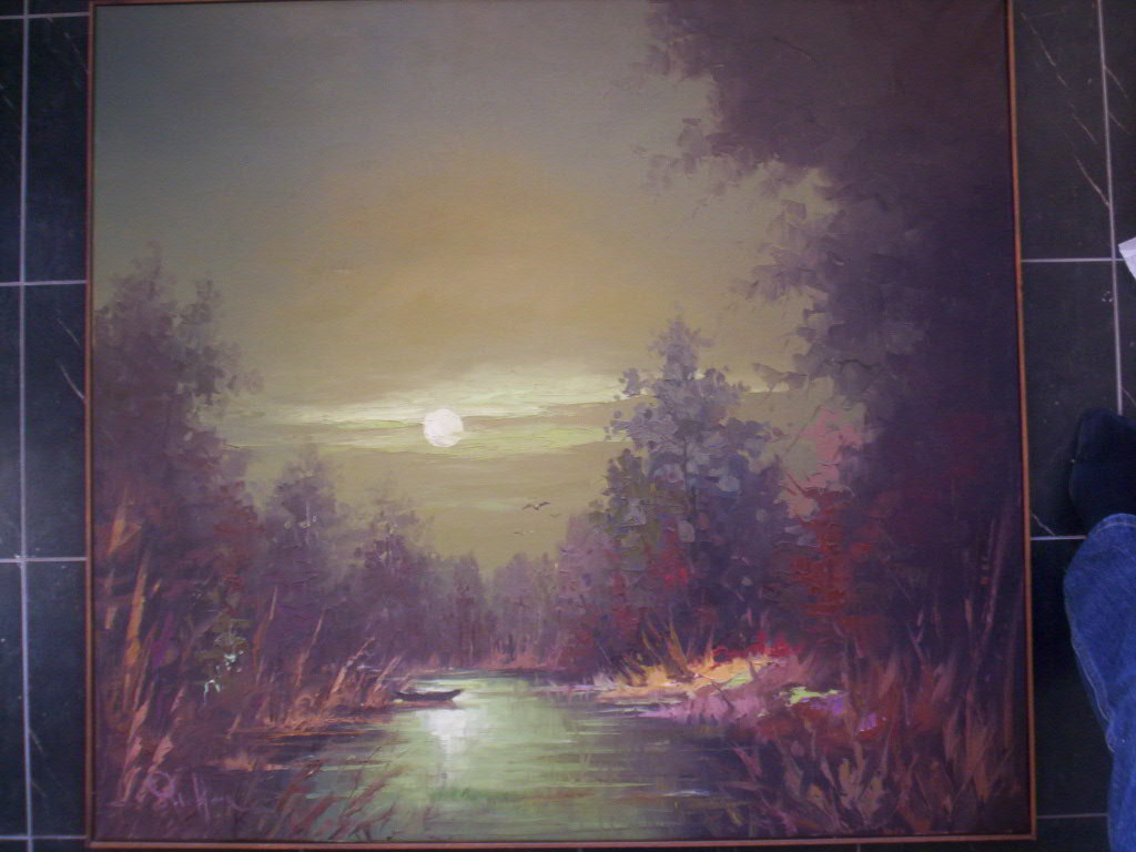 Rob de Haan.Zicht op de plassen. kopen? Bied vanaf 95!