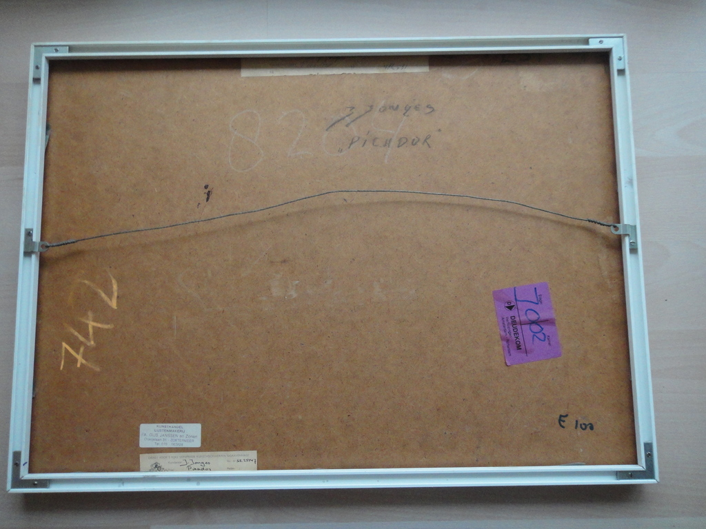 Jan Jonges, gouache, 'Picador' (stierenvechter) kopen? Bied vanaf 150!