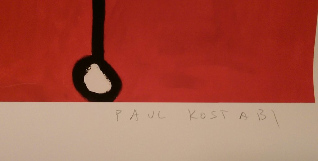 Paul Kostabi - UMP-giclee- groot!!!  kopen? Bied vanaf 35!