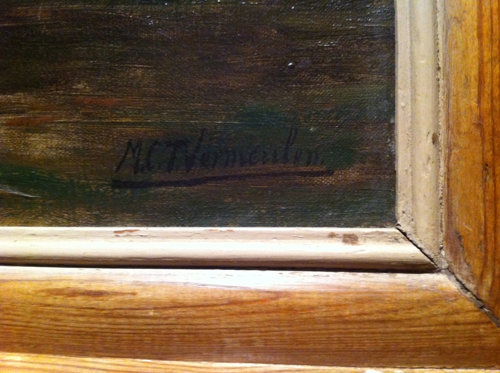 Klassiek schilderij van M.C.T. Vermeulen Te koop! kopen? Bied vanaf 169!