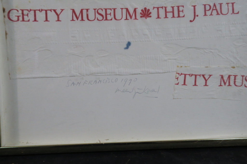 Meertje Kaal: Collage en Acryl,The J. Paul Getty Museum San Francisco- Ingelijst kopen? Bied vanaf 1!