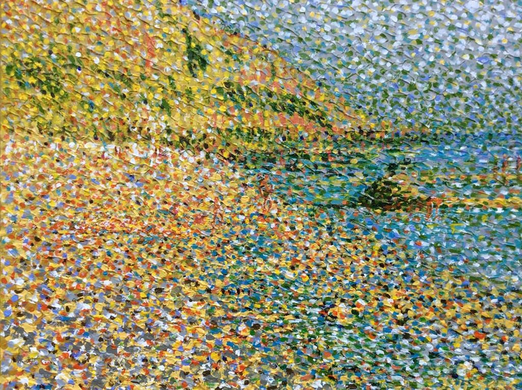 Jack Vissers - Strand in Normandië - origineel schilderij kopen? Bied vanaf 145!