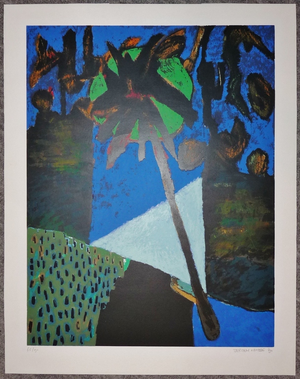 Jeroen Krabbe: Zeefdruk, Landschap, Gesigneerd, 1990 kopen? Bied vanaf 120!