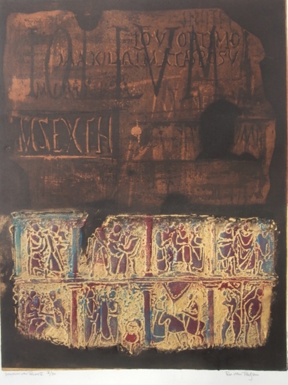 souvenir van rome I, l/30, kleurenets met relief verkocht voor € 100!