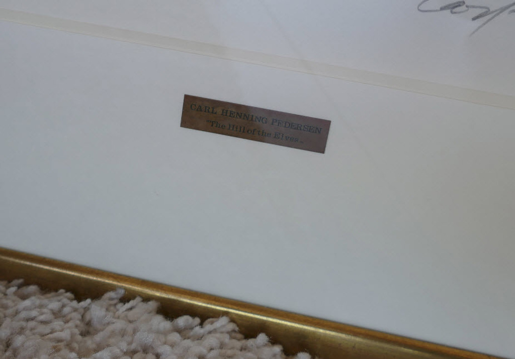 Carl Henning Pedersen - The Hill of the Elves - Kleurenlithografie  kopen? Bied vanaf 120!